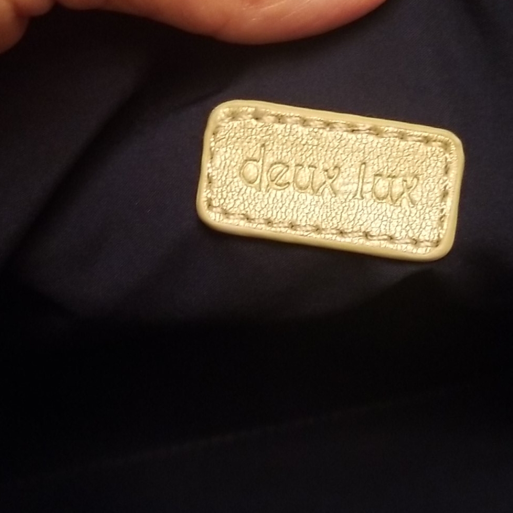 Deux Lux pink and gold  vegan tote! SO CUTE!! - Picture 8 of 9
